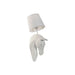 Wall Lamp Home ESPRIT White 50 W Modern Horse Aged finish 220 V 18 x 21,5 x 50,5 cm - Декорация и Осветление<<<Дом