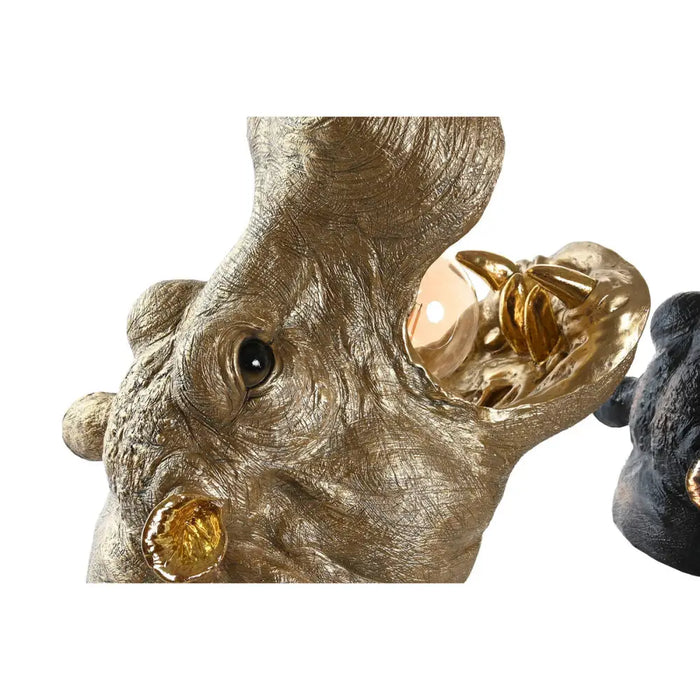 Wall Light DKD Home Decor Copper Golden 50 W Colonial Hippopotamus 220 V 35 x 23 x 34 cm (2 Units) - Декорация и
