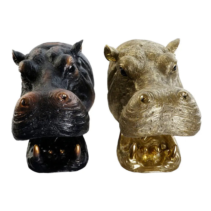 Wall Light DKD Home Decor Copper Golden 50 W Colonial Hippopotamus 220 V 35 x 23 x 34 cm (2 Units) - Декорация и