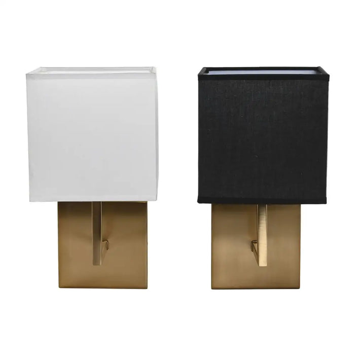 Wall Light DKD Home Decor White Black Golden 50 W 220 V 15 x 19 x 27 cm 15 x 19 x 30 cm (2 Units) - Декорация и