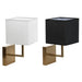 Wall Light DKD Home Decor White Black Golden 50 W 220 V 15 x 19 x 27 cm 15 x 19 x 30 cm (2 Units) - Декорация и