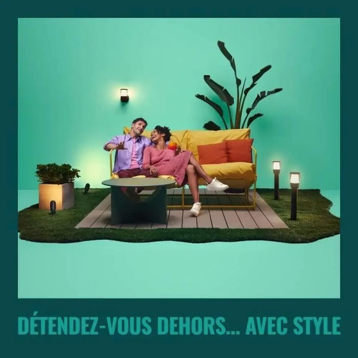 Wall Light Wiz Black Metal Plastic 950 Lm - Градина И Тераса<<<Дом Градина<<<BigBuy&&&Външно осветление и