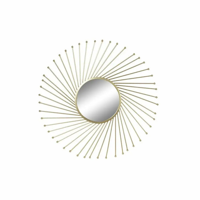 Wall mirror DKD Home Decor Golden 84 x 2,5 x 84 cm - Декорация и Осветление<<<Дом