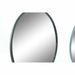 Wall mirror DKD Home Decor Metal Dark grey Light grey 2 Units (17 x 17 x 27,7 cm) - Декорация и Осветление<<<Дом