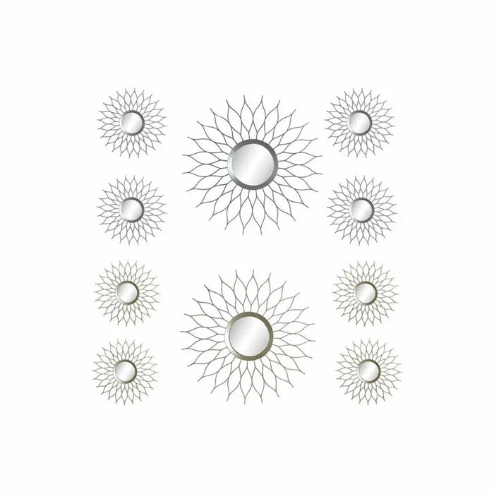 Wall mirror DKD Home Decor Polypropylene (PP) (2 pcs) (5 pcs) - Декорация и Осветление<<<Дом