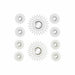 Wall mirror DKD Home Decor Polypropylene (PP) (2 pcs) (5 pcs) - Декорация и Осветление<<<Дом