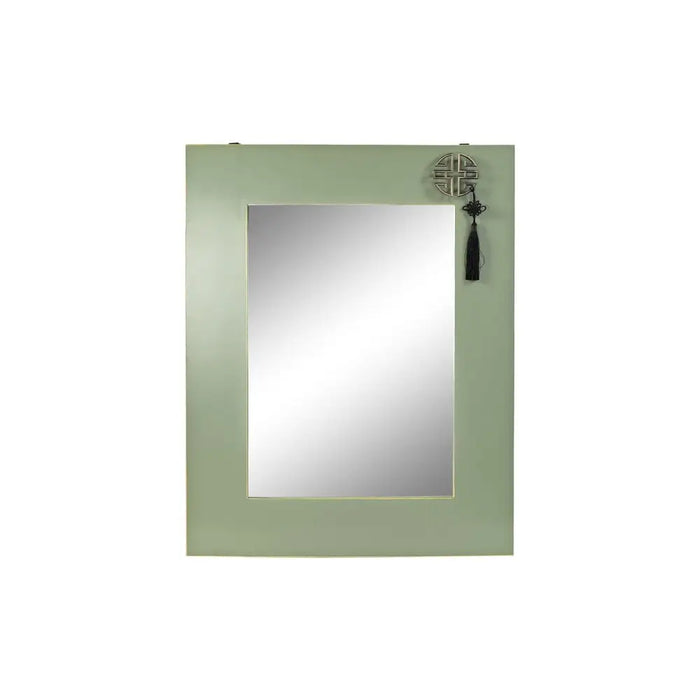 Wall mirror DKD Home Decor Red Green Golden Oriental 70 x 2 x 90,5 cm - Декорация и Осветление<<<Дом