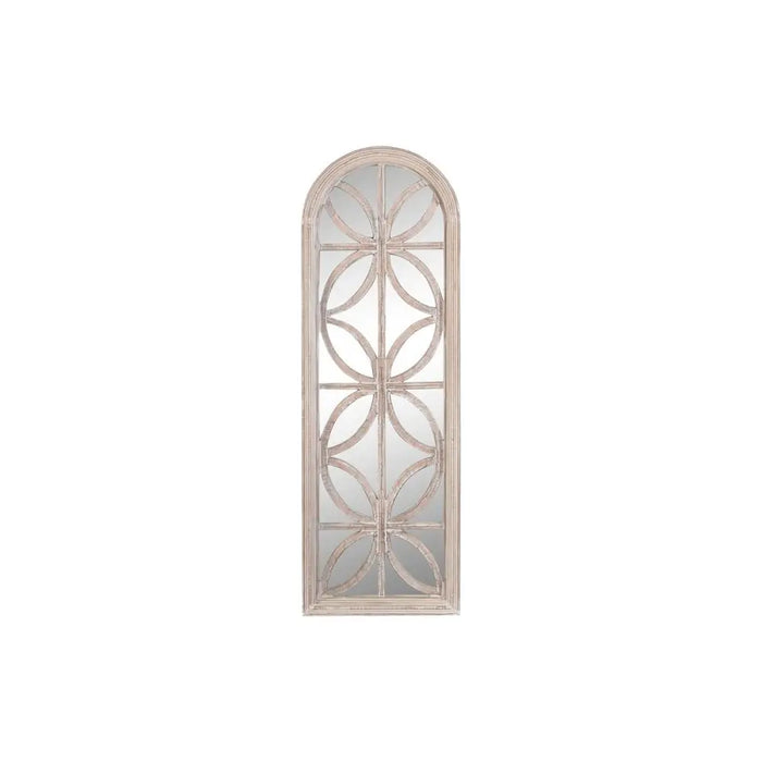 Wall mirror DKD Home Decor White Indian Man Window Stripped 60 x 2,5 x 180 cm - Декорация и Осветление<<<Дом