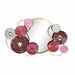 Wall mirror DKD Home Decor White Pink Golden Modern Circles 116 x 8 x 71 cm - Декорация и Осветление<<<Дом