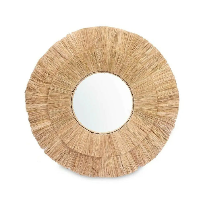 Wall mirror Gift Decor Brown 110 x 110 x 3 cm Circle - Декорация и Осветление<<<Дом
