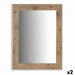 Wall mirror Gift Decor Brown 66 x 85 x 2 cm 64,5 x 84,5 x 1,5 cm Rectangular (2 Units) - Декорация и Осветление<<<Дом