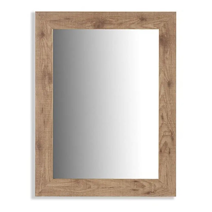 Wall mirror Gift Decor Brown 66 x 85 x 2 cm 64,5 x 84,5 x 1,5 cm Rectangular (2 Units) - Декорация и Осветление<<<Дом