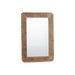 Wall mirror Gift Decor Brown Sheets 90 x 60 x 2 cm Rectangular - Декорация и Осветление<<<Дом