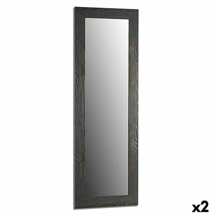 Wall mirror Gift Decor Grey 46 x 136 x 2 cm Rectangular (2 Units) - Декорация и Осветление<<<Дом
