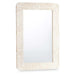 Wall mirror Gift Decor White Brown 90 x 60 x 2 cm Rectangular - Декорация и Осветление<<<Дом