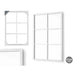 Wall mirror Gift Decor White Squares 70 x 47 x 2 cm (6 Units) - Декорация и Осветление<<<Дом