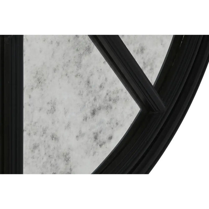 Wall mirror Home ESPRIT Black Aged finish 100 x 5 x 100 cm - Декорация и Осветление<<<Дом