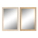 Wall mirror Home ESPRIT Brown Natural Scandi 93,5 X 2,5 X 134 cm (2 Units) - Декорация и Осветление<<<Дом