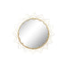 Wall mirror Home ESPRIT Golden 80 x 2,5 x 80 cm 80 x 2,50 x 80 cm - Декорация и Осветление<<<Дом