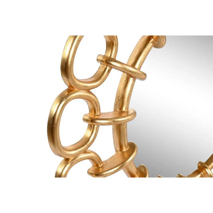Wall mirror Home ESPRIT Golden 95 x 5 x 95 cm - Декорация и Осветление<<<Дом Градина<<<BigBuy&&&Огледала<<<Декорация и