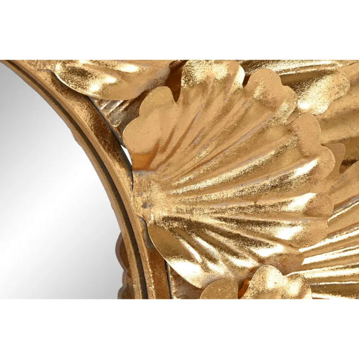 Wall mirror Home ESPRIT Golden Leaf of a plant 76,5 x 8 x 76,5 cm - Декорация и Осветление<<<Дом