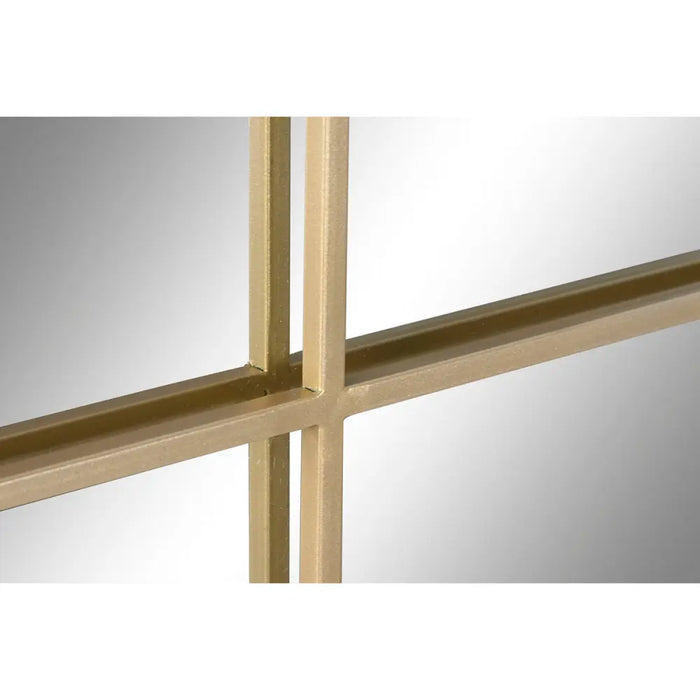 Wall mirror Home ESPRIT Golden Window 122 x 1 x 122 cm - Декорация и Осветление<<<Дом