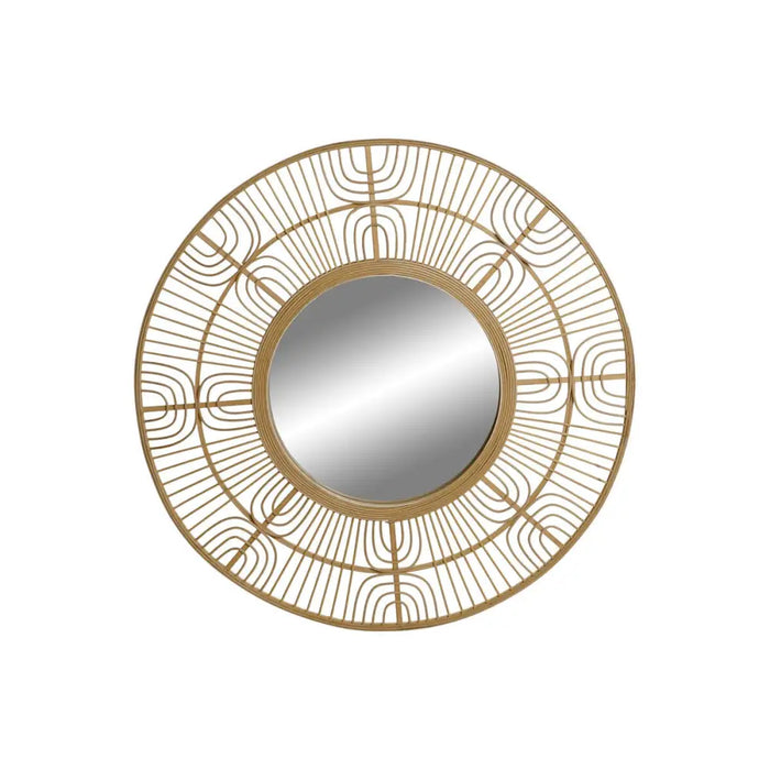 Wall mirror Home ESPRIT Natural Scandi 80 x 2 x 80 cm - Декорация и Осветление<<<Дом