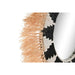Wall mirror Home ESPRIT White Black Natural Tropical 50 x 3 x 50 cm - Декорация и Осветление<<<Дом