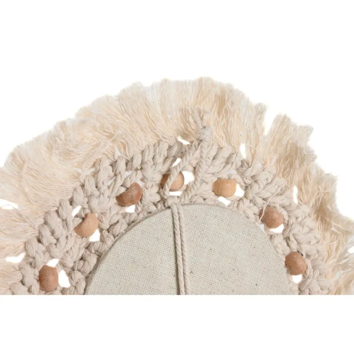 Wall mirror Home ESPRIT White Boho 20 x 1 x 20 cm (3 Pieces) - Декорация и Осветление<<<Дом