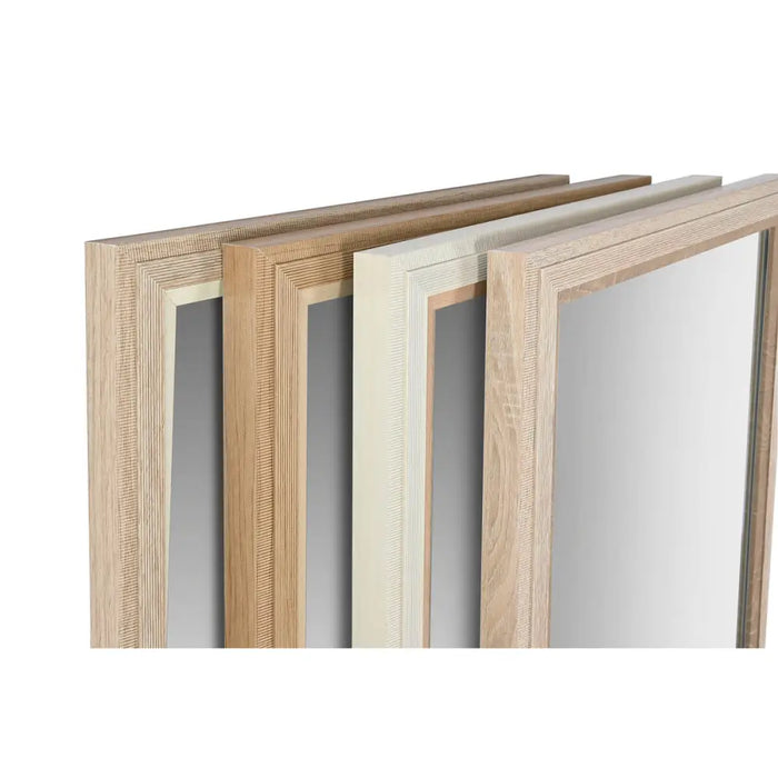 Wall mirror Home ESPRIT White Brown Beige Grey 66 x 2 x 92 cm (4 Units) - Декорация и Осветление<<<Дом