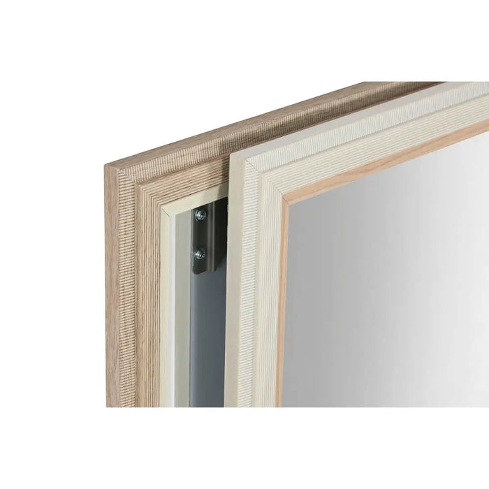 Wall mirror Home ESPRIT White Brown Beige Grey 66 x 2 x 92 cm 70 x 2 x 97 cm (4 Units) - Декорация и Осветление<<<Дом