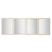 Wall mirror Home ESPRIT White Brown Beige Grey 66 x 2 x 92 cm 70 x 2 x 97 cm (4 Units) - Декорация и Осветление<<<Дом