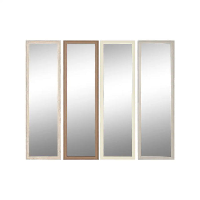 Wall mirror Home ESPRIT White Brown Beige Grey Crystal polystyrene 36 x 2 x 125 cm (4 Units) - Декорация и