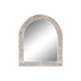 Wall mirror Home ESPRIT White Brown Stripped Engraving 75 x 4 x 90 cm - Декорация и Осветление<<<Дом