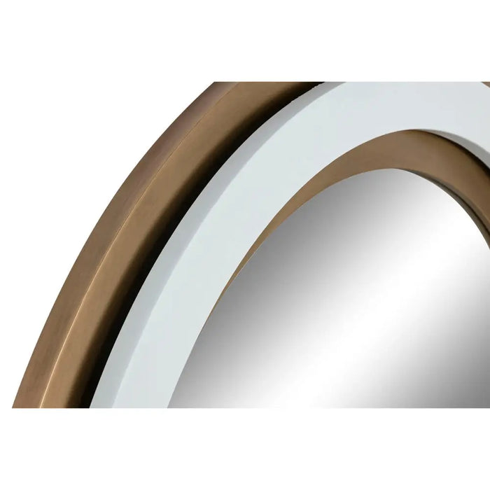 Wall mirror Home ESPRIT White Golden 108 x 5,5 x 108 cm - Декорация и Осветление<<<Дом