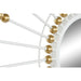 Wall mirror Home ESPRIT White Golden 80 x 2,5 x 80 cm - Декорация и Осветление<<<Дом