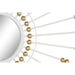 Wall mirror Home ESPRIT White Golden 80 x 2,5 x 80 cm - Декорация и Осветление<<<Дом