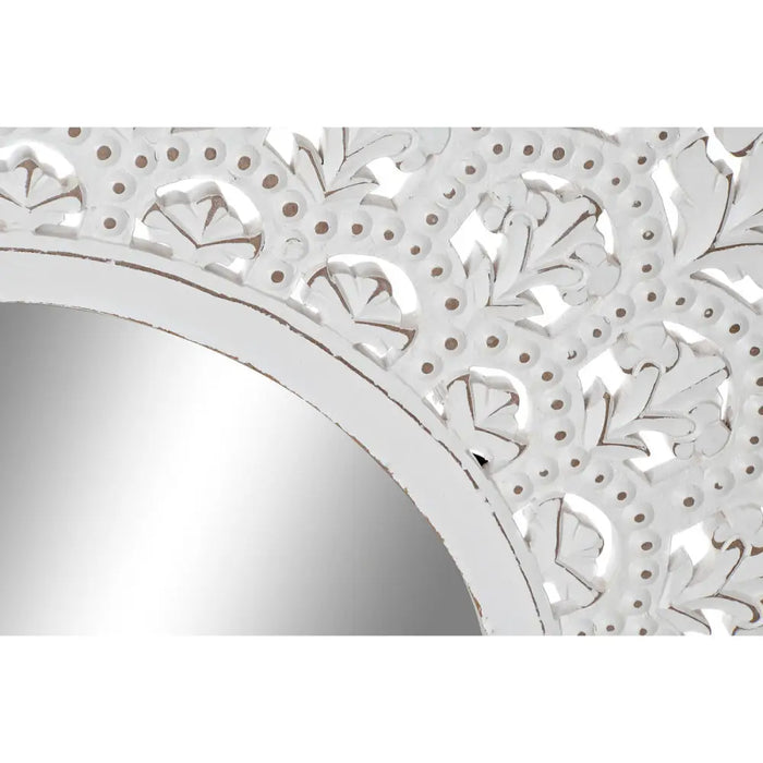 Wall mirror Home ESPRIT White Indian Man Stripped 89 x 2 x 89 cm - Декорация и Осветление<<<Дом