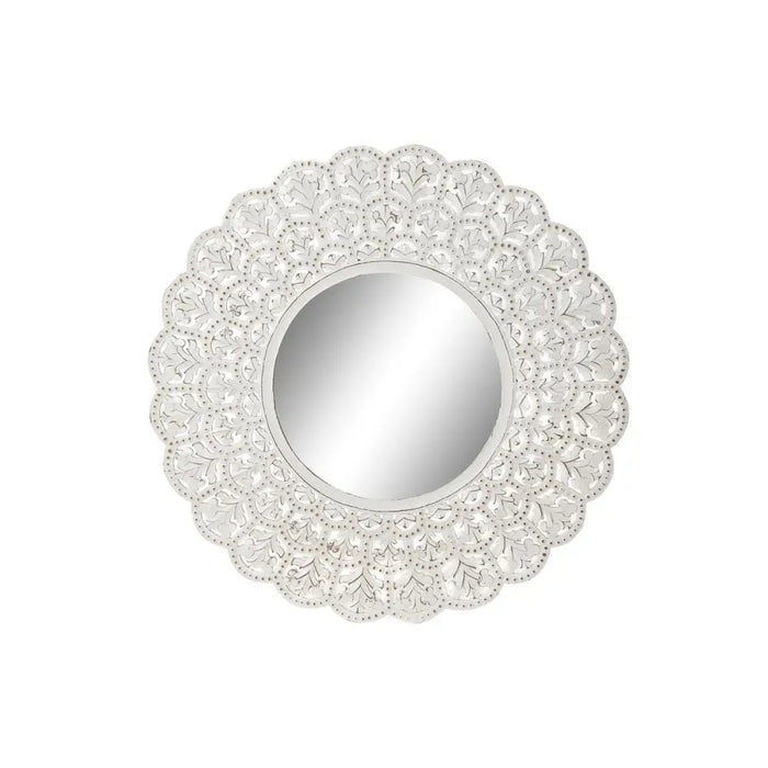 Wall mirror Home ESPRIT White Indian Man Stripped 89 x 2 x 89 cm - Декорация и Осветление<<<Дом