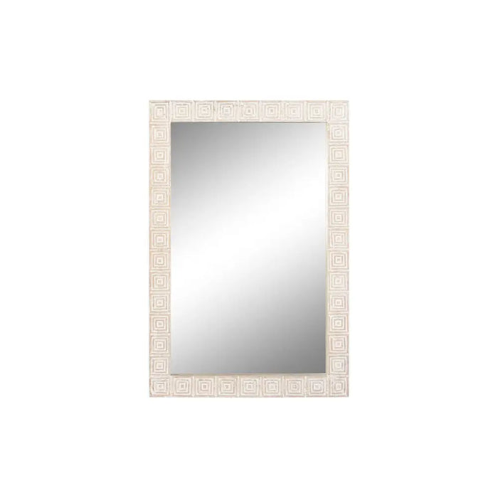 Wall mirror Home ESPRIT White Natural Indian Man 94 x 3 x 140 cm 120 x 3 x 76 cm - Декорация и Осветление<<<Дом