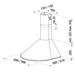 Wall-mounted canopy MAAN Mix 3 60 310 m3/h Satin - Cooker hoodsAGD-OKA<<<Home Appliance - ProductsAGD<<<ActionPL