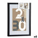 Wall photo frame Gift Decor Black Glass MDF Wood 30 x 40 cm (6 Units) - Декорация и Осветление<<<Дом