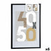 Wall photo frame Gift Decor Black polystyrene Plastic MDF Wood 50 x 70 cm (6 Units) - Декорация и Осветление<<<Дом