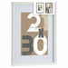 Wall photo frame Gift Decor White Glass MDF Wood 30 x 40 cm (6 Units) - Декорация и Осветление<<<Дом