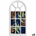 Wall photo frame Gift Decor White Glass Plastic Window (6 Units) - Декорация и Осветление<<<Дом