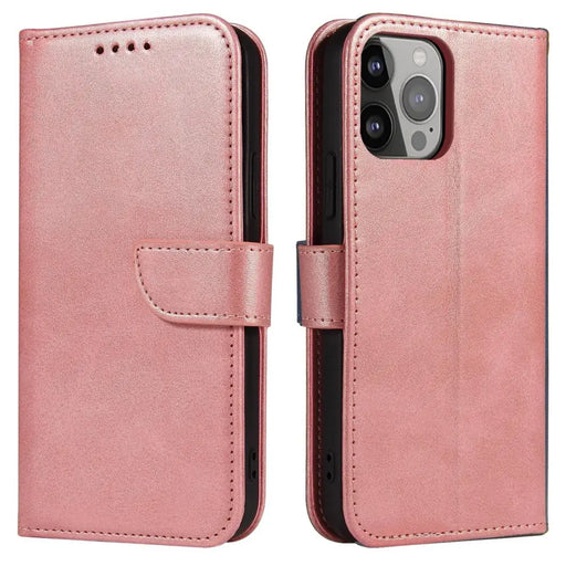 Wallet Case with Stand for iPhone 15 Magnet Case - Pink - Cell phone cases and covers<<<HurtelXML