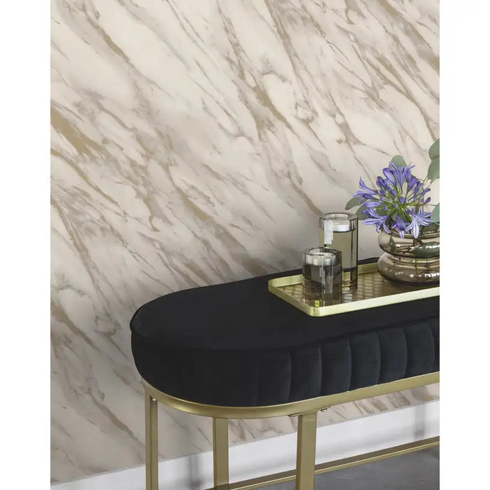 WALLPAPER DUPLEX TONI BAD GOLDEN GRAY MARBLE - Тапети<<<Тапети и фототапети<<<Мебели и