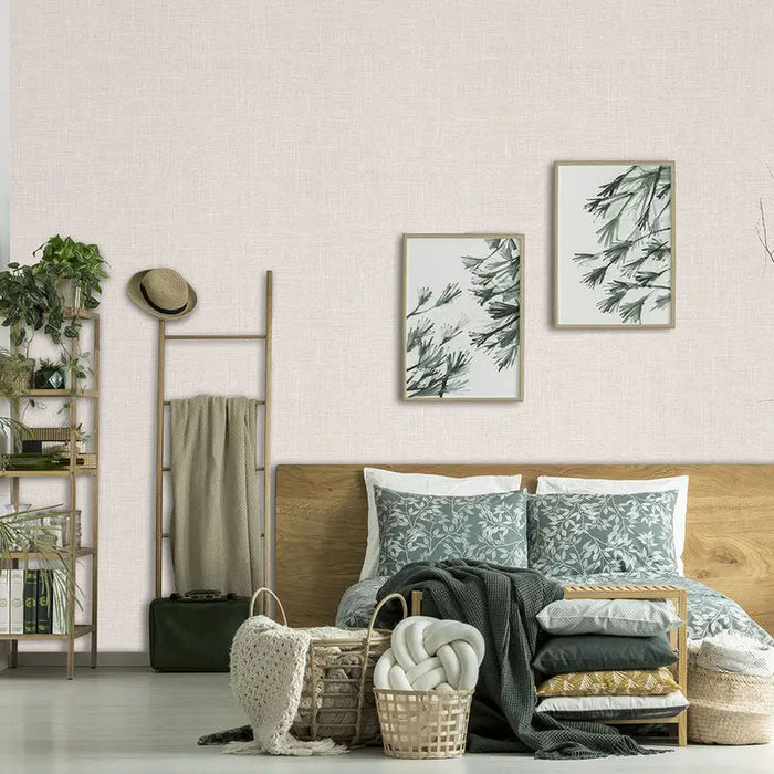 WALLPAPER VINYL SPRING TEXTILE BEIGE - Тапети<<<Тапети и фототапети<<<Мебели и интериор<<<Praktiker&&&Тапети<<<Тапети и