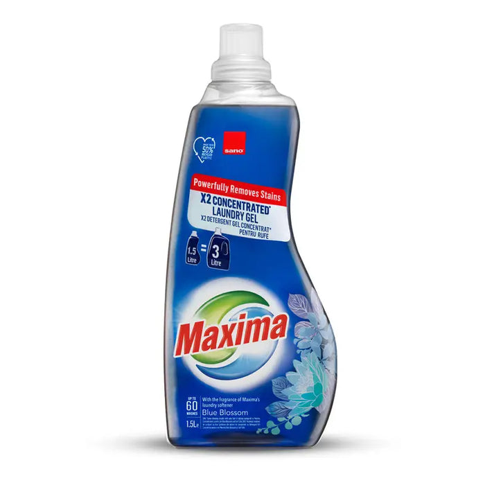 WASHING GEL 60 WASH MAXIMA 1.5 L BLUE BLOSSOM SANO - Почистващи препарати<<<Домашни потреби<<<Кухня<<<Praktiker
