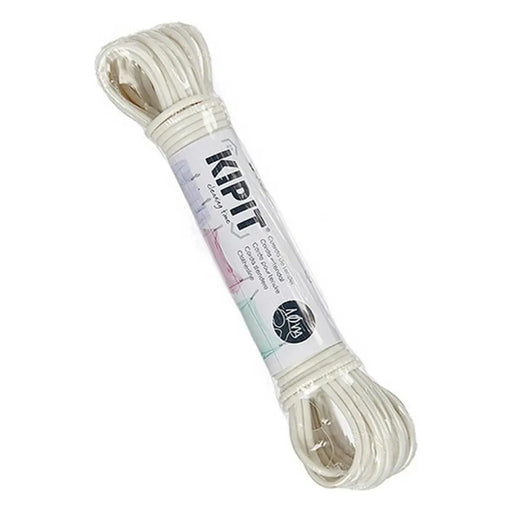 Washing Line Kipit White PVC 10 m 18 x 3 x 4 cm (12 Units) - Почистване Прахосмукачки И Гладене<<<Дом